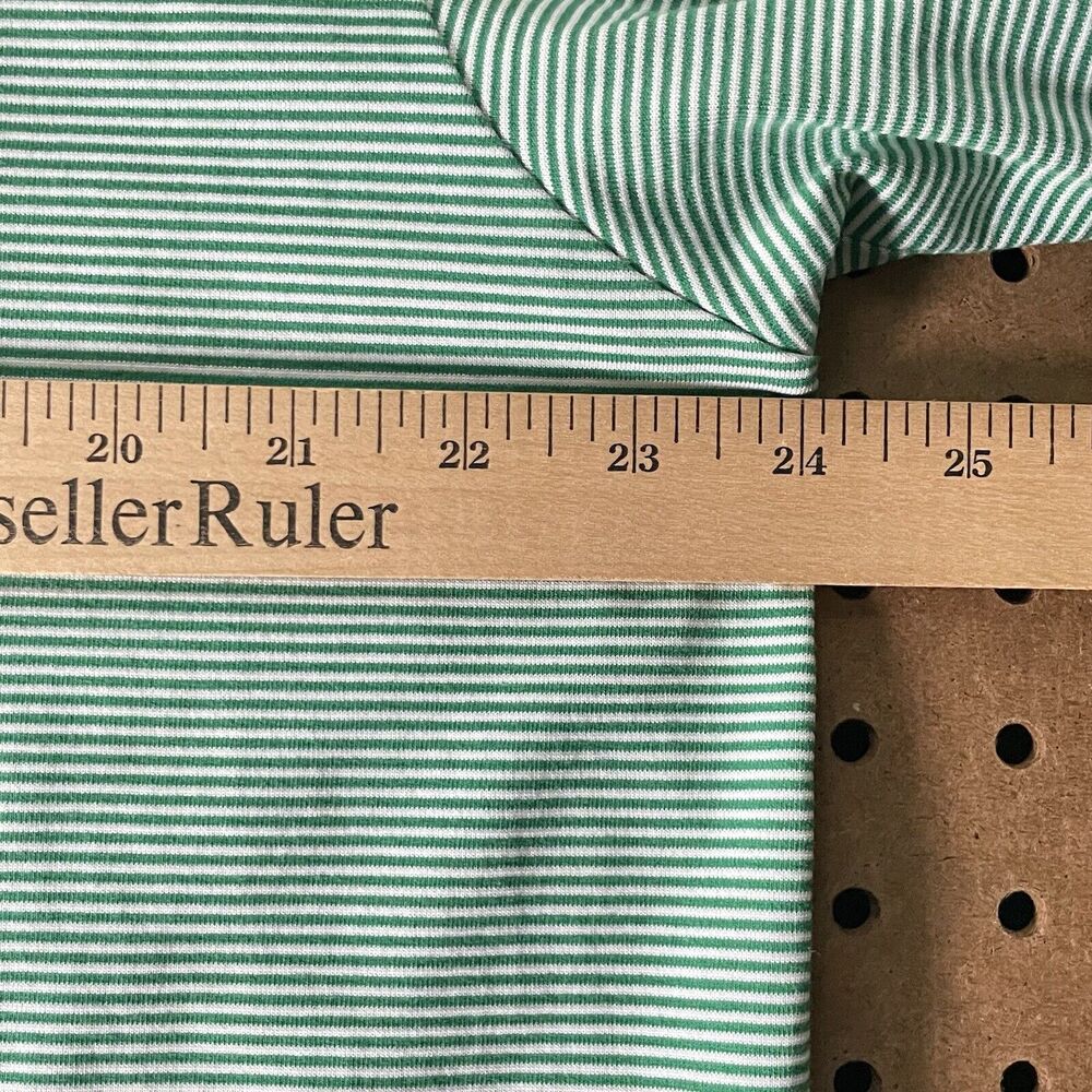 Clubhouse Collection Augusta National Polo Shirt Italy Made Striped Green XL Men - Picture 8 of 9